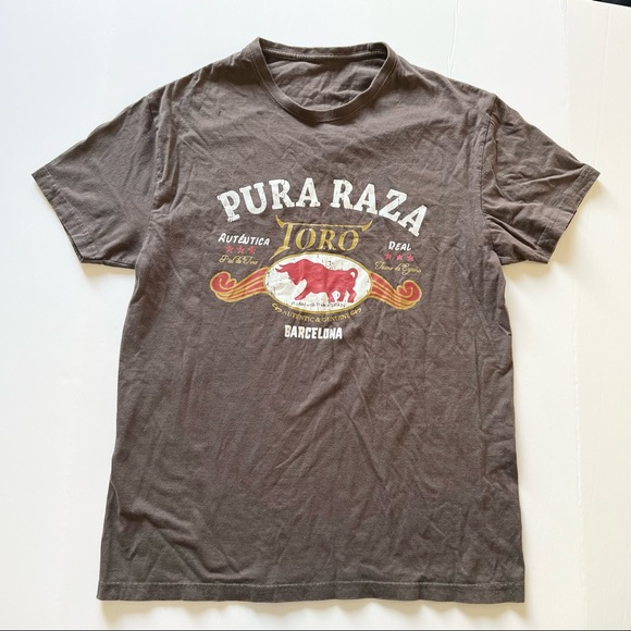 Other - Pura Raza Toro Barcelona graphic short sleeve tee shirt‎